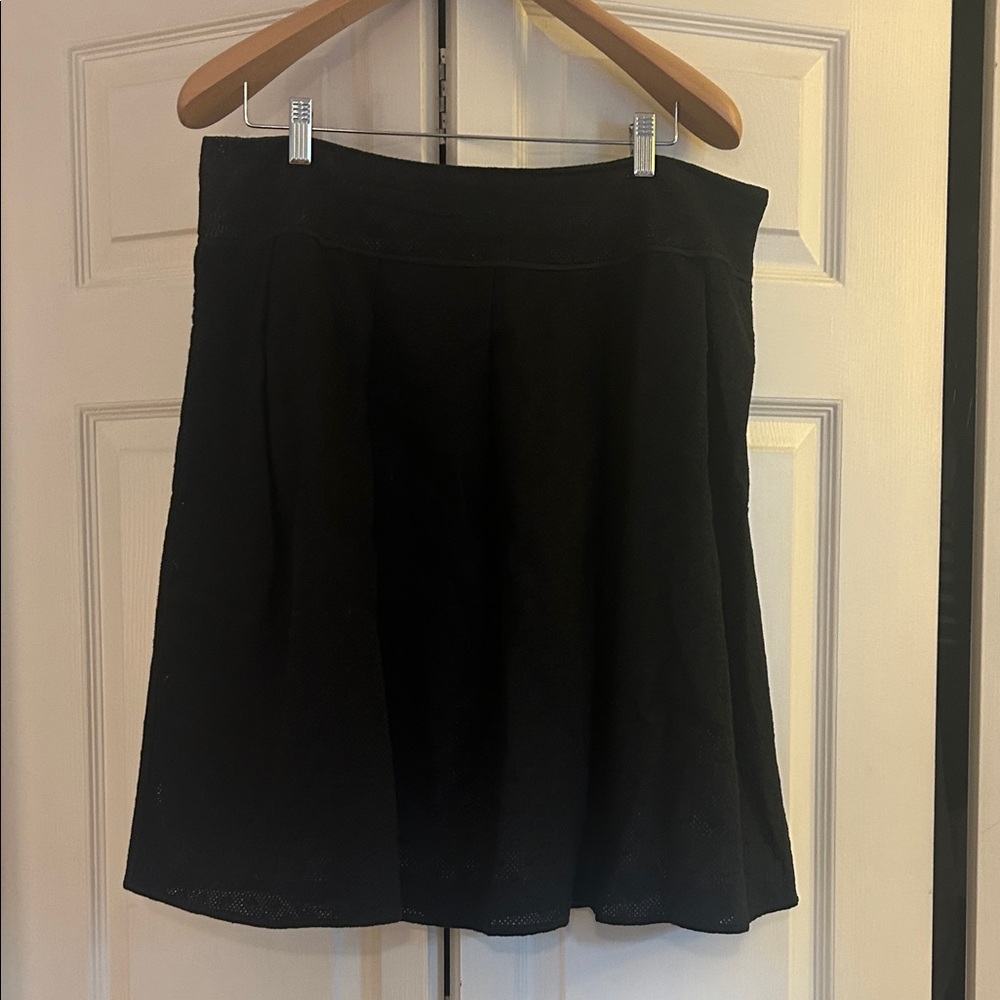 Talbots Classic Black A-Line Skirt